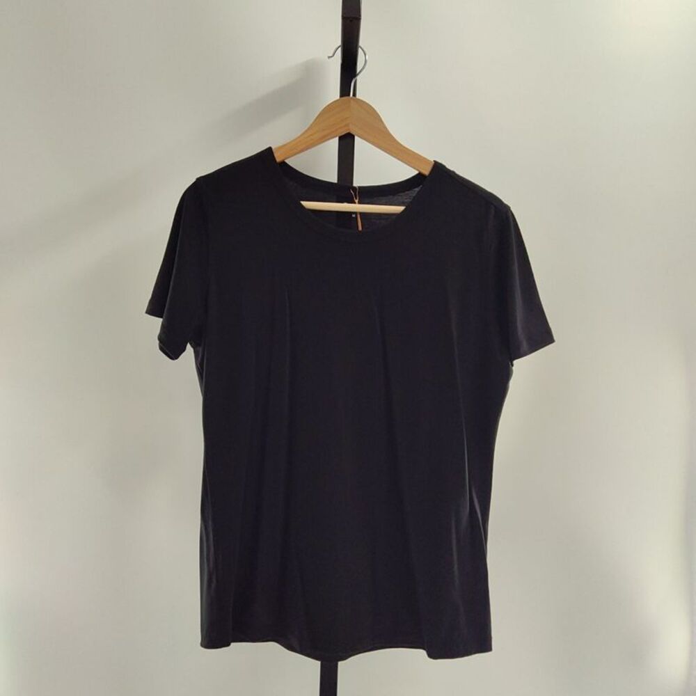 Quince Men Flex Curve Crewneck Tee Black M